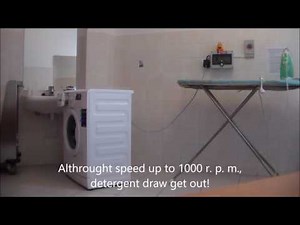 BEKO WASHING MACHINE EPIC FAIL - THE MOST UNBALANCED SPIN EVER