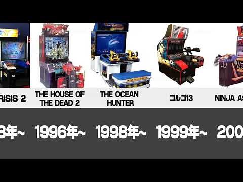 有名なアーケードガンシューティングの稼働年【比較動画】