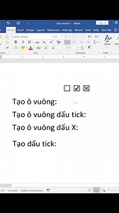 30K views · 387 reactions | Tạo nhanh ô checkbox word   ❤️   藍 Tips tin học văn phòng ít người biết P8 #phimtathayexcel #phimtattinhoc #phimtatexcel #meotinhoc #thuthuattinhoc #sachexcel #sachtinhocvanphong #word #excel #powerpoint | Tin học Cozy | Facebook