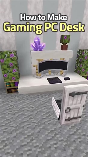 Beaver Arts on Instagram: "Minecraft Gaming PC Desk Idea (for Bedrock) 🖥️ ============= ▷ Resource Pack: Prime's HD pack ▷ Shader: BSL shader v8.4 ============= ▶ Search YouTube "ManDooMiN" ▶ Made By ManDooMiN ▶ Background Music Aaron Kenny - Gaiety in the Golden Age ============= #minecraft #minecraftbuilds #minecraftbuild #minecrafthouse #minecraftmemes #minecraftinterior #minecrafters #마인크래프트 #minecraftredstone #minecraftarchitecture #minecraftart #minecraftonly #minecraftbedrock #minecrafti