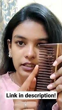 Best wooden comb for healthy hair! #woodencomb #hairaccessories