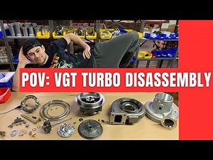 Breaking down a Holset Style VGT Turbo for Cummins ISX | HE500VG
