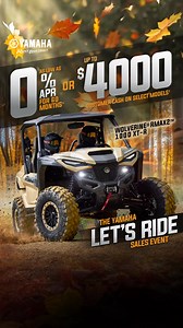 9.7K views · 18 reactions | Enjoy Autumn adventures this season with unforgettable rides! Check out the unbeatable offers on Yamaha Wolverine Side-by-Sides! | Yamaha Motor USA | Facebook