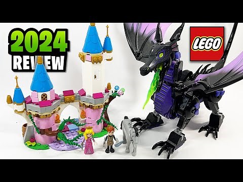 LEGO Maleficent’s Dragon Form & Aurora's Castle (43240) - 2024 Set Review