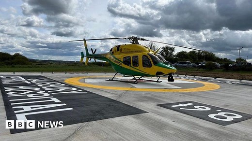 Salisbury District Hospital opens new £321k helipad