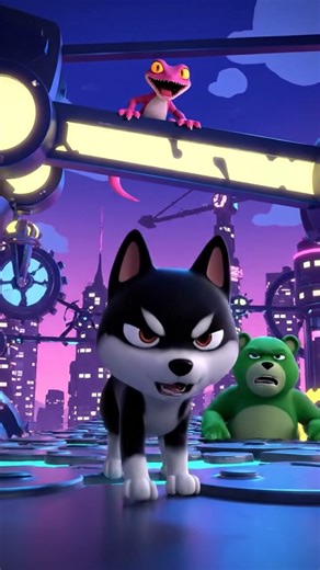 "Midnight Swing Rescue: Clockwork Plaza's Neon Crane Duel"