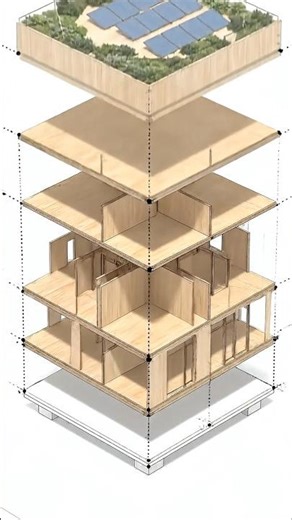 Exploded building view #shorts