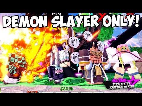Demon Slayer Units Only 3.0 Vs Infinite Mode (SUPER OP!) Ft. Hantengu Orb 6 Star | ASTD Challenge