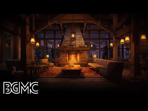Soft Jazz: Cozy Fireplace Ambience & Smooth Piano Melodies | 3-Hour Relaxing Instrumental