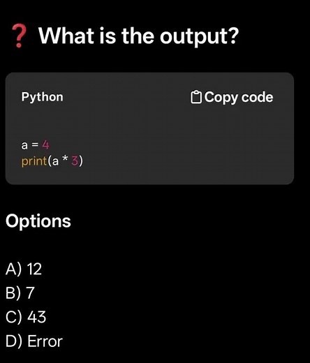 🐍 Can You Guess This Python Output? Only Smart Programmers Get It Right! 😱
