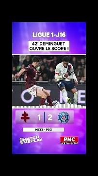 Metz 2-3 PSG : les comms RMC Paris arrache la victoire et récupère la tête provisoire