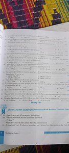 (a) State the principle of homogeneity of dimension.(b) The t... | Filo