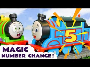 Thomas gets a Magic Number in this Toy Train Mystery Story - Videos For Kids