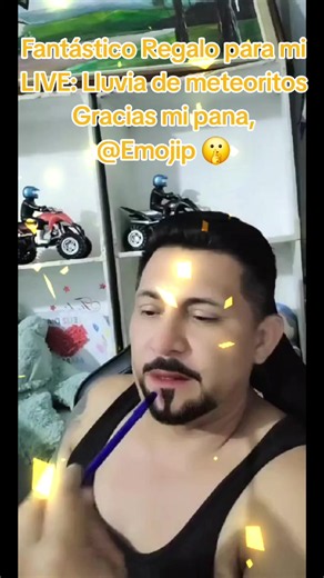 ¡Gracias por el magnífico Regalo que enviaste a mi LIVE! Significa mucho para mí saber que aprecias mi contenido. @Emojip 🤫 #tiktoklive #livehighlights #livegift #meteorshower #lluviademeteoritos