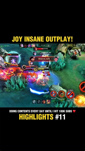Montage #11 | Joy UNSTOPPABLE! #mobilelegends #mlbb