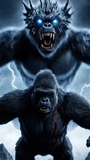 King Kong vs Storm Titan | Clash of Thunder and Fury – Epic Sky Battle#KingKong #StormTitan