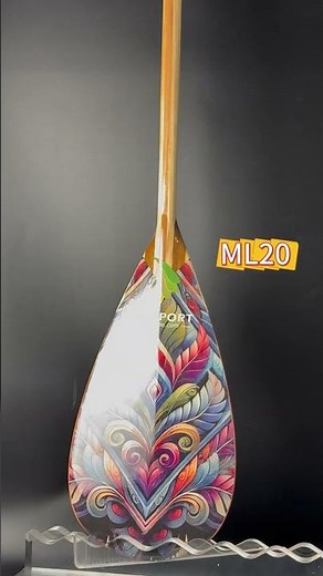 ZJ Handcrafted Wooden Canoe Paddles with Custom Design-Where Tradition Meets Artistry #waka #oc #vaa