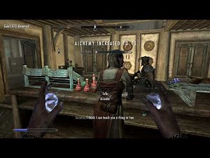Skyrim 100% Maximized Legendary Playthrough - 13. Training Alchemy