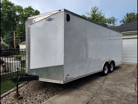 Enclosed Trailer Roof Leak Repair