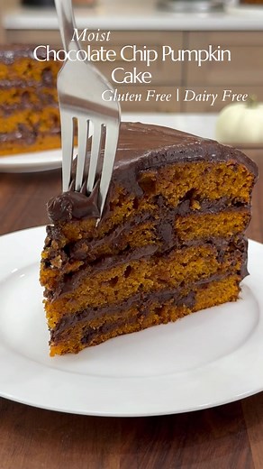 This pumpkin chocolate chip cake is soft, rich, and full of cozy fall flavor. The creamy chocolate frosting takes it over the top. ✨Comment CAKE and I’ll DM you the recipe! #PumpkinCake #ChocolateDessert #FallBaking #PumpkinRecipes #BakingDay #CozyEats #ChocolateLovers #cakerecipe #DessertGoals #FBLifestyle https://thesaltycooker.com/gluten-and-dairy-free-chocolate-chip-pumpkin-cake/ | The Salty Cooker
