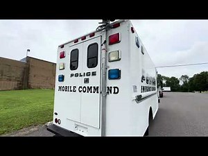 Mobile Command Center built by EVI for sale by Pilip Customs Emergency Vehicles - Freightliner MT45