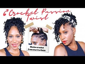 HOW TO: Crochet Passion Twist with Illusion Crochet Braid Pattern from Start to Finish