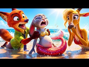 Rescuing Mermaid Judy on the Beach | The Price to Save Her: $1,000,000 | Zootopia 2
