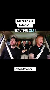 Probably my favourite Metallica clip of all time change my mind 🤘🤘 #metallica #jameshetfield #larsulrich #kirkhammett #rihanna