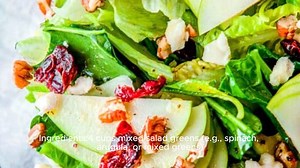 Apple Cranberry Walnut Salad Recipe