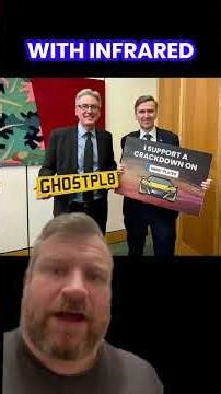 Ghost Plates cannot be photographed with the Infrared cameras used by ANPR enforcement cameras