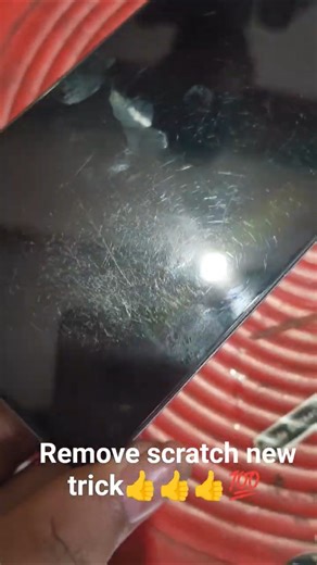 New trick to remove scratch on mobile 👍👍👍👍👍😍😍💯💯💯💯