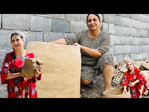 Building a Clay Oven by Hand | Beautiful Village Life