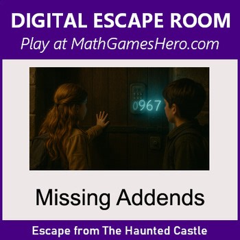 Missing Addends | Digital Math Escape Room Game