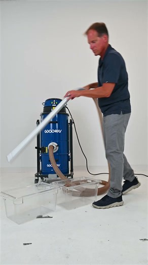 Goodway® | D-220 Heavy Duty Industrial Vacuum vs. Dog Food