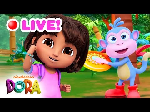 🔴 LIVE: Dora and Boots Sports Marathon! ⚽️ 24/7 Livestream | Dora & Friends