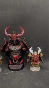 Tenjin Bust: Samurai Armor, Japanese Divine God Hand-painted 3D Resin Sculpture - Etsy