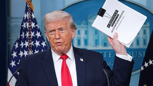 Trump zigzags through wins, foreign policy during nearly 2-hour press briefing