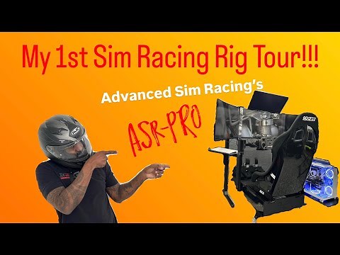 My First Sim Racing Rig Tour Will Blow Your Mind! Advanced Sim Racing ASR PRO with PRO wheel deck!