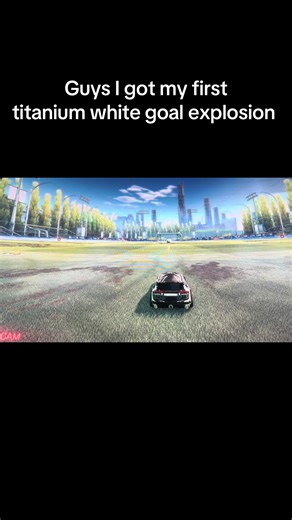 First Titanium White Goal Explosion in Rocket League