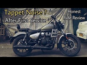 Meteor 350 — Honest First Service Ride Review (Tappet Noise, Exhaust & Engine Sound)