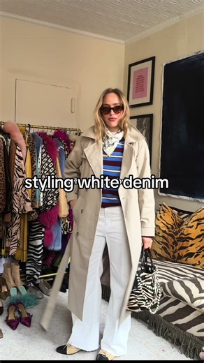 Chic Styling Tips for J.Crew's White Jeans and Scarves
