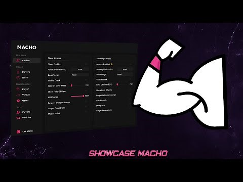 [MACHO SHOWCASE] UNDETECTED FIVEM CHEAT, EXECUTOR + SPOOFER │discord.gg/silent-mafia 🌸