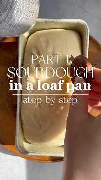 SOURDOUGH LOAF PAN RECIPE STEP BY STEP INSTRUCTIONS * #sourdoughbread #thebakefeed #fermentedbread