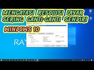 How to Fix Windows 10 Screen Resolution Frequently Changing Automatically