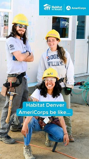 As an AmeriCorps member, ✨ you'll gain valuable skills, 🏠 receive a living allowance and 🩺 health care benefits, and make a lasting impact. Plus, when you serve with AmeriCorps in Denver you’ll have quick access to outdoor activities such as skiing, hiking, biking, and camping in our beautiful and sunny city 🌄 🌍 Make a difference with Habitat Denver AmeriCorps! Join our team and help build a brighter future for families in Denver. 💪 Ready to take the next step? Visit: https://habitatmetrode