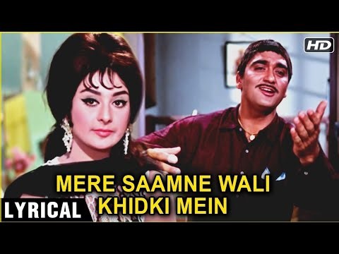 Mere Samnewali Khidki Mein | Lyrical Video | Padosan | Kishore Kumar | Old Hindi Song