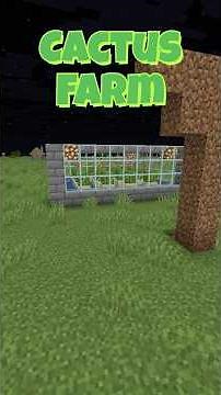 Minecraft Cactus Farm Tutorial #minecrafttutorial