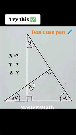 Math skills #education #findtheangle #geometry #learnmath