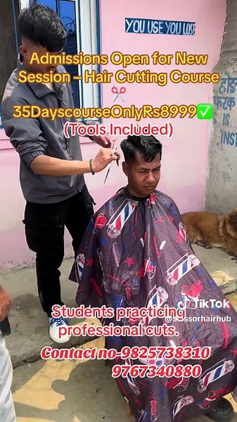 Enroll Now in Our Professional Hair Cutting Course