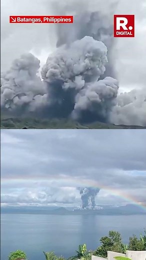 Taal Volcano Erupts Three Times in One Day